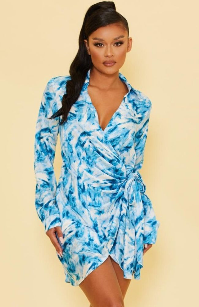 Plt wrap outlet dress