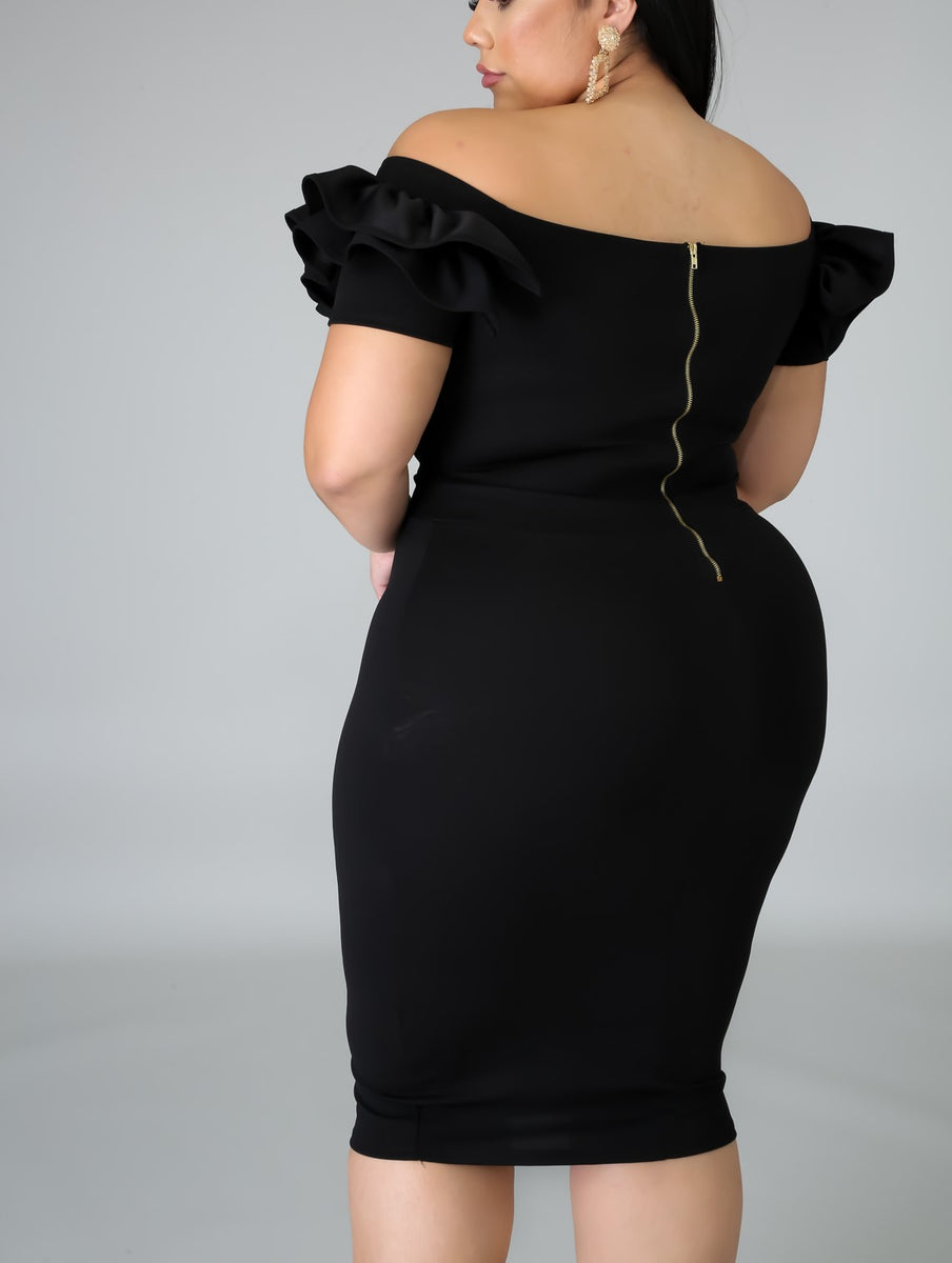 AFTER 5 MIDI DRESS