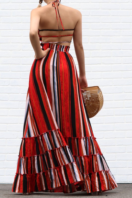 ELLE STRIPED MAXI – Sweet Peach Boutique
