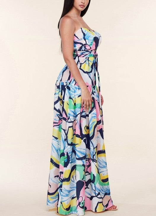 knee length dresses for ladies Claire Knit Maxi Dress in Black XL main image 0