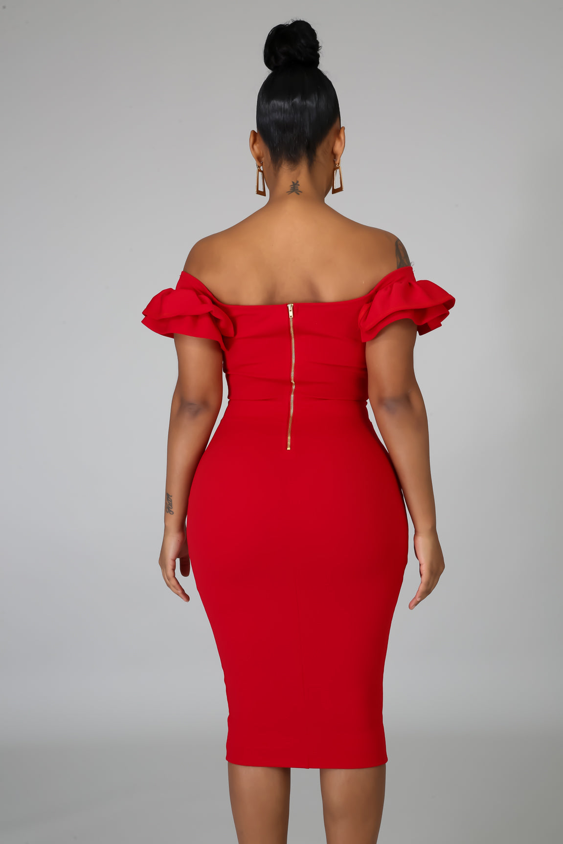 AFTER 5 MIDI - RED Sweet Peach Boutique AFTER 5 MIDI - RED Sweet Peach Boutique